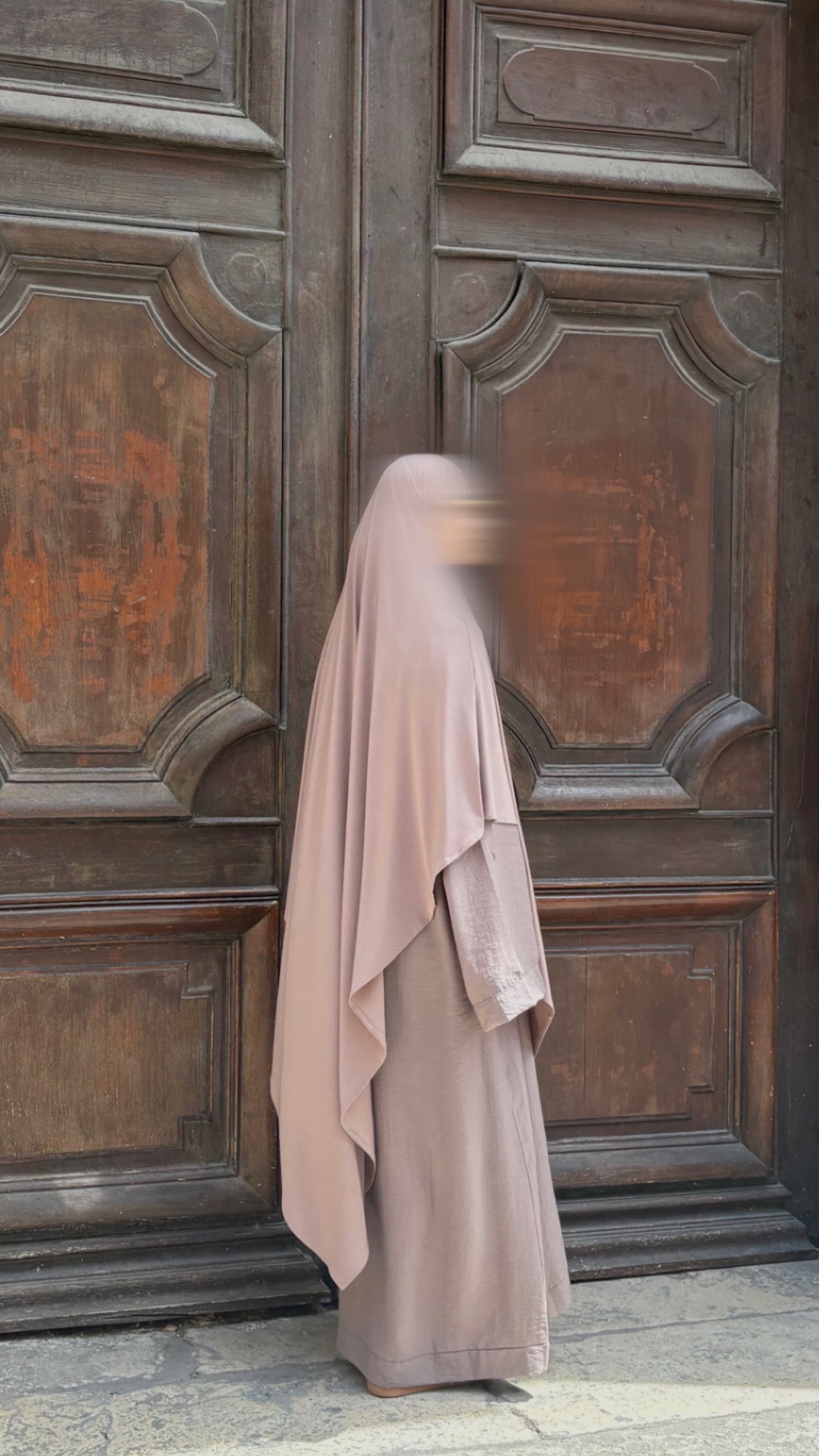 Voile Jersey Élégance - Taupe rosé