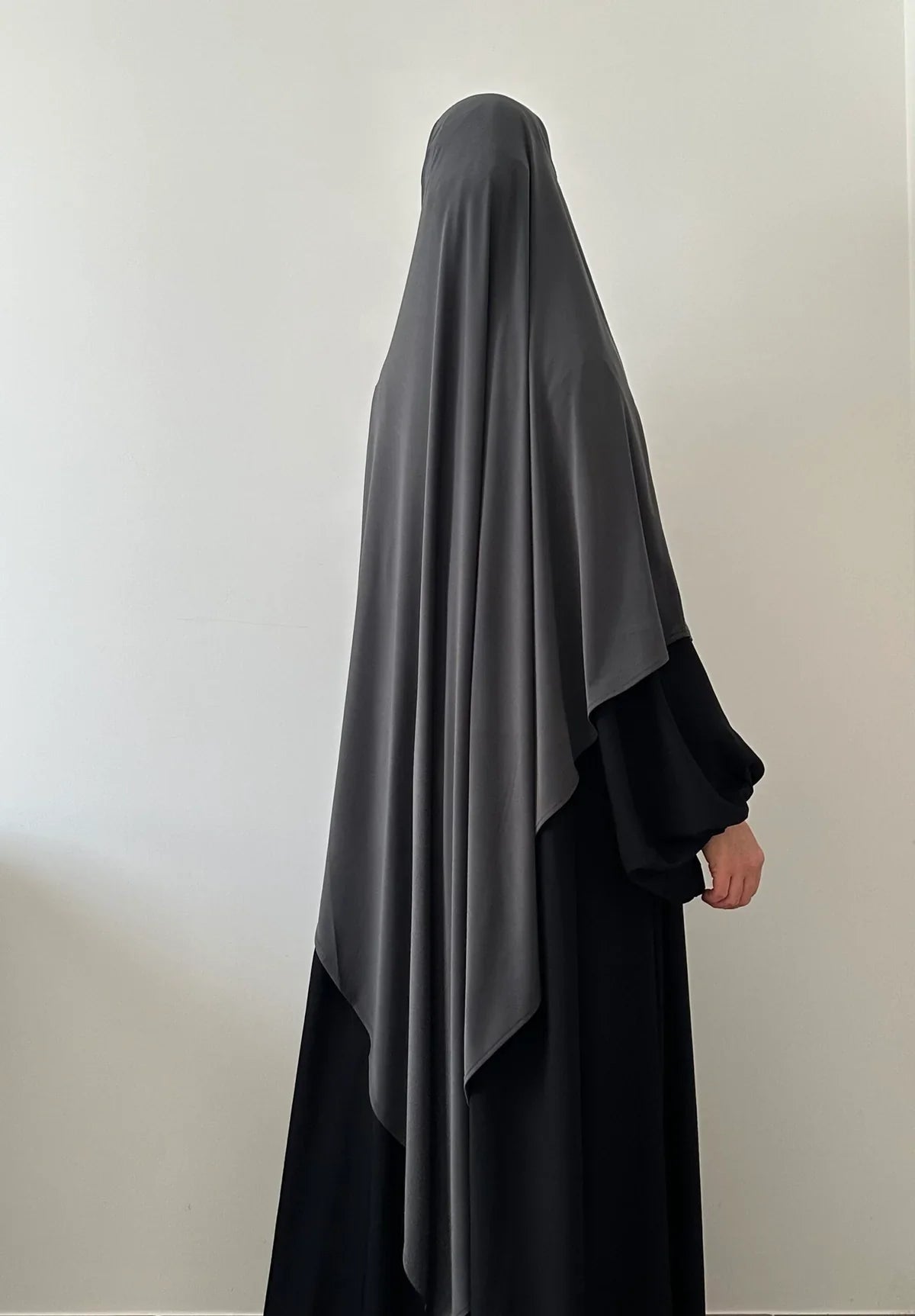 Voile Jersey Élégance - Gris foncé