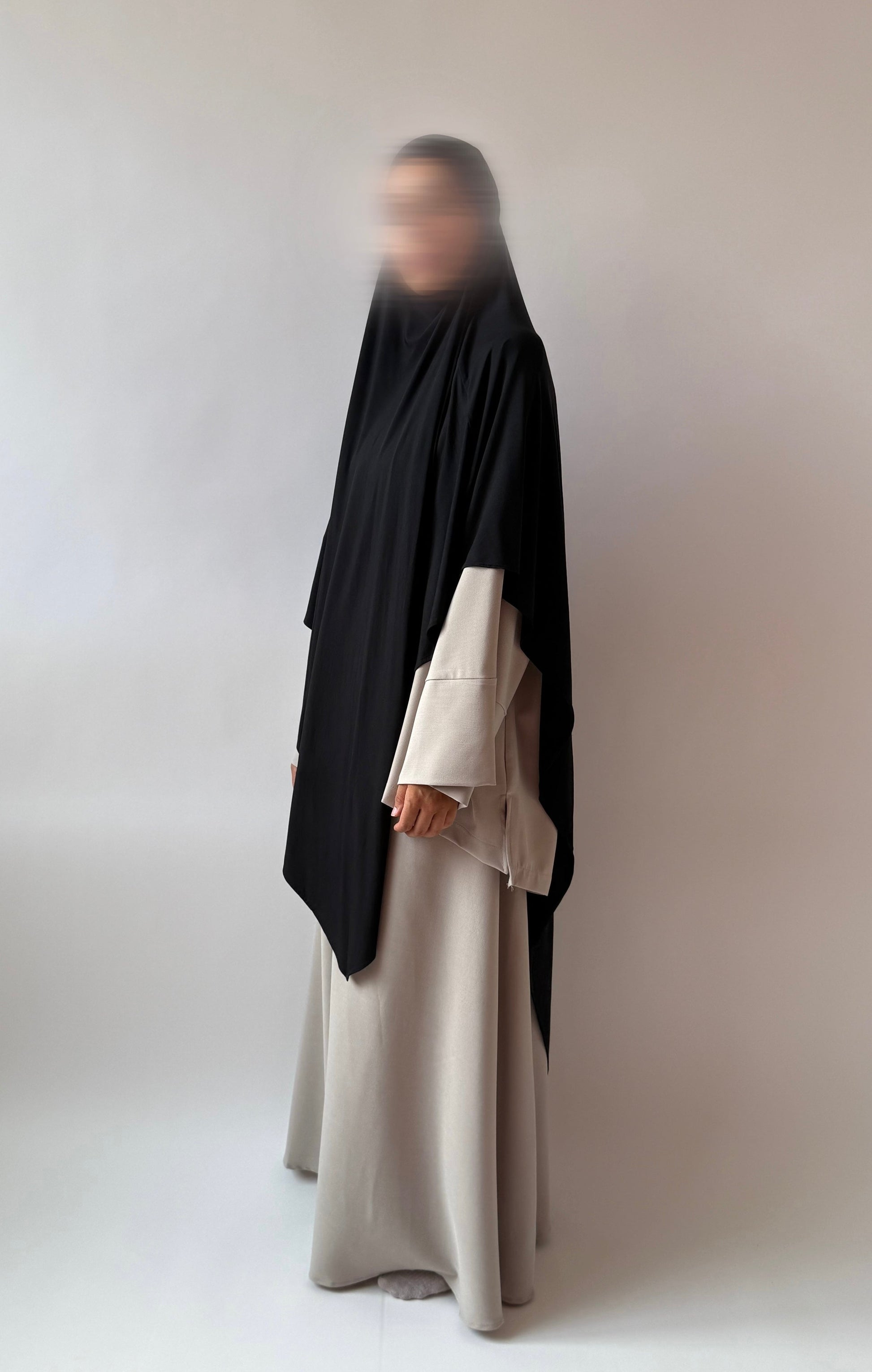 Voile Jersey Bambou - Noir