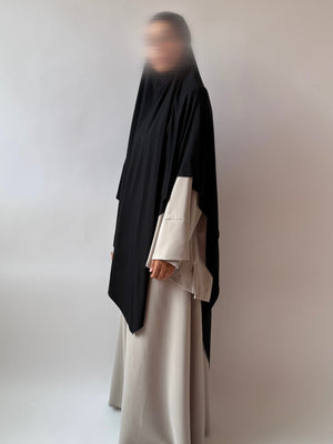 Voile Jersey Bambou - Noir