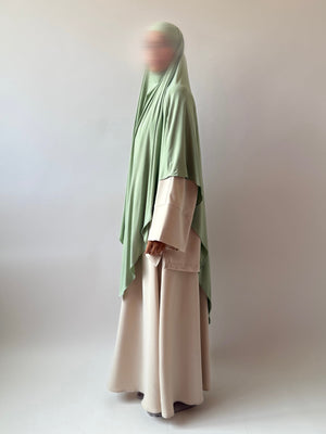 Voile Jersey Bambou - Vert pastel