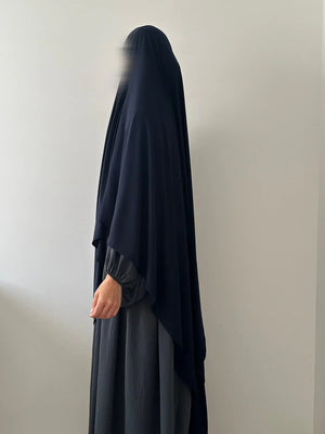 Voile Jersey Élégance - Bleu nuit