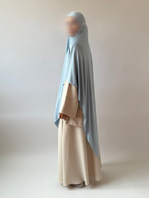 Voile Jersey Bambou - Bleu clair